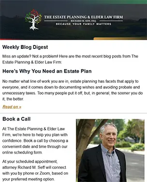 Estate Planning Newsletter - Subscribe Today!